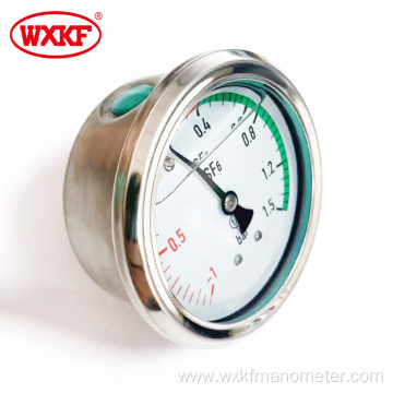 stainless steel glycerineoil filled pressure gauge